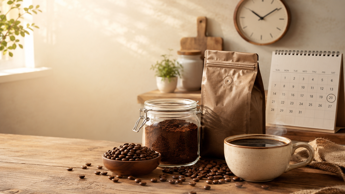 Hoe lang is koffie houdbaar?