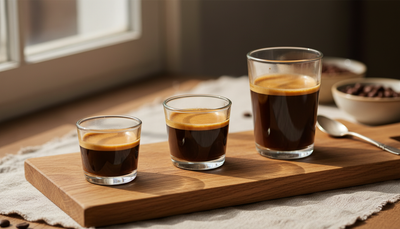 De anatomie van espresso: Ristretto, Solo en Lungo