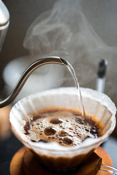 What is the ideal water temperature for brewing coffee?